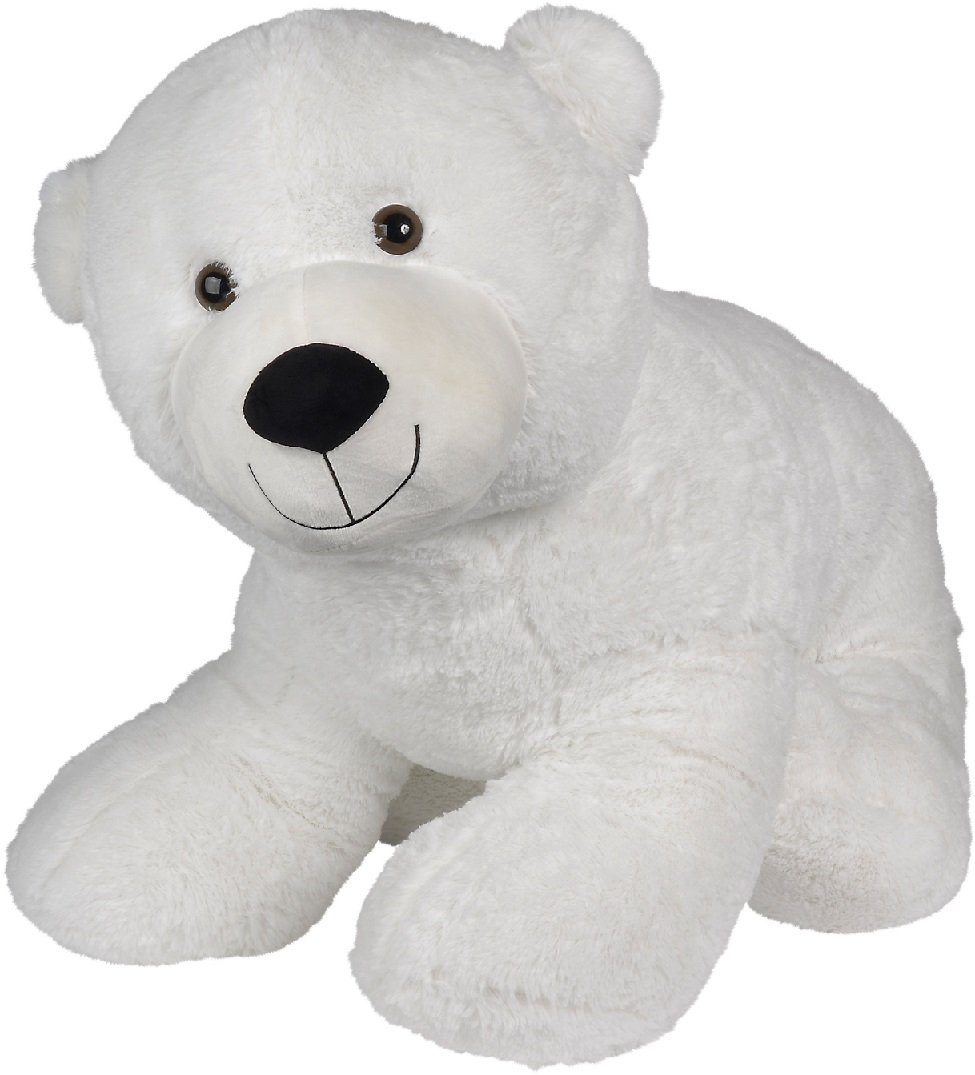 Peluche géante ours polaire blanc 100cm doudou garçon enfant