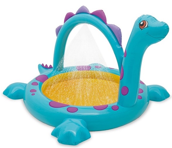Piscine fontaine Dino avec jets d'eau Intex - Jeu enfant