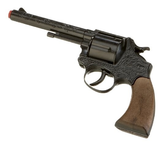 pistolet jouet ancien a pétard longueur 17 cm