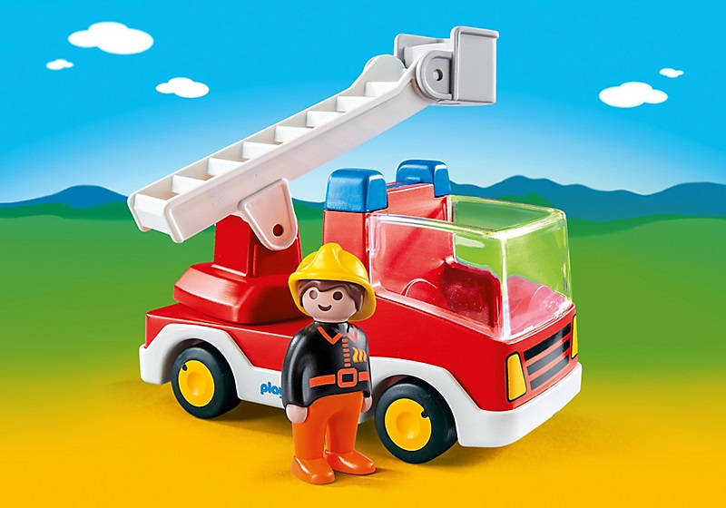 Playmobil 123 Camion de pompier avec échelle - Dès 18 mois