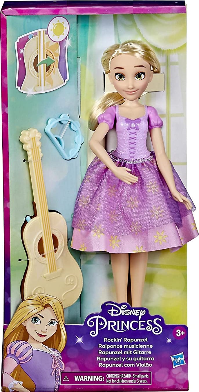 Poupée princesse raiponce musicienne 30 cm Disney F3379 - Nouveauté