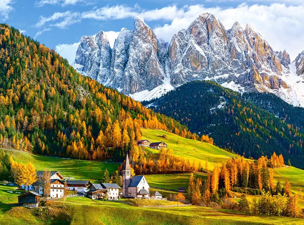 Puzzle adulte Montagne d'Italie : Les Dolomites 2000 pieces