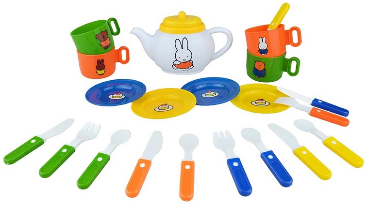 Dinette Service à thé Miffy et ses amis 21 pièces enfant