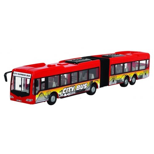Jouet Bus de ville rouge City à friction 46 cm pas cher