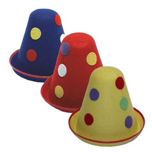 Carnaval Diable Mini chapeau Candy avec pince à cheveux Mini cylindre  Multicolore Clown Cirque Coiffe Costume Accessoires