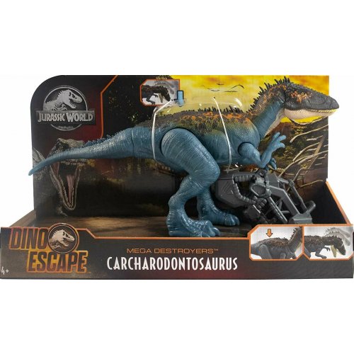Mattel - Figurine d'action Mattel Dinosaurio T-Rex Jurassic World Voiture -  Animaux - Rue du Commerce