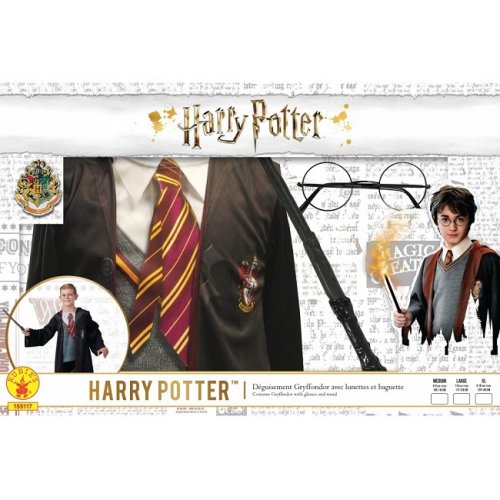 Boîte cadeau Harry Potter Cape & Top + baguette + lunettes