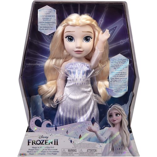 Disney La Reine des Neiges Jouets Elsa empilable Maison de poupée avec  petite poupée et 8 pièces, inspiré des films Disney La Reine des Neiges,  jouets de voyage pour enfants et cadeaux 