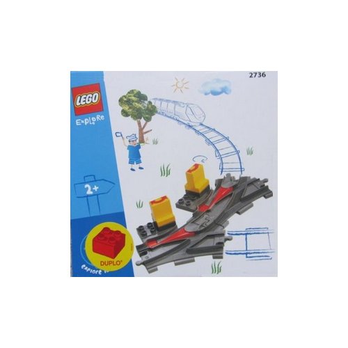 Lego duplo 2736 Les aiguillages pour le train duplo