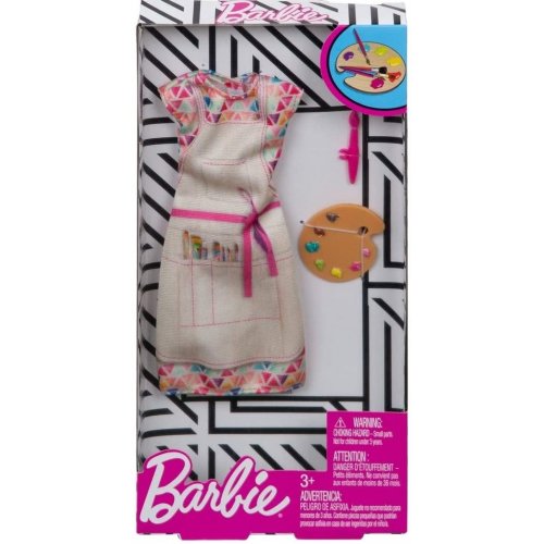 Habit Barbie - Poupee et Mini-Poupee - Tenue D'Artiste Peintre