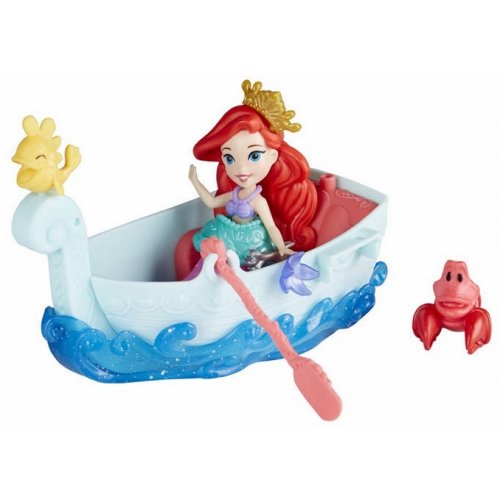 Hasbro E0246 Mini poupée disney princesses ariel et son bateau