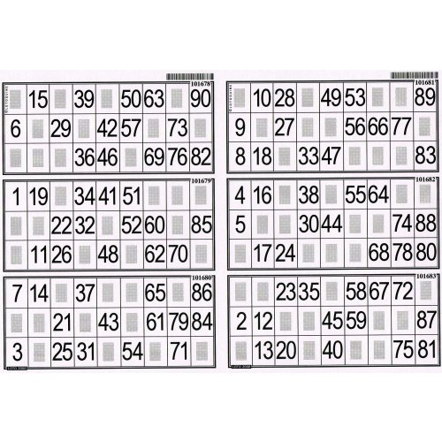 cavernedesjouets Carton Loto Bingo Plaque de 6 grilles imprimees - Rigide 1  mm, Couleur Rose, Format Standard - Set Accessoire tirage et Carte :  : Jeux et Jouets