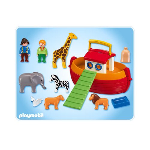 Playmobil 1.2.3 - 6765 Arche de Noé transportable