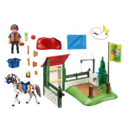 6929-Box de lavage pour chevaux-Playmobil Country Playmobil : King Jouet, Playmobil  Playmobil - Jeux d'imitation & Mondes imaginaires