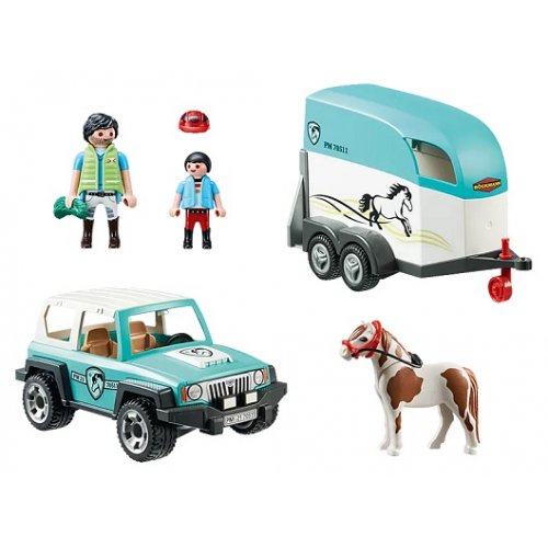 Acheter Playmobil Country 70511 Voiture et van pour poney