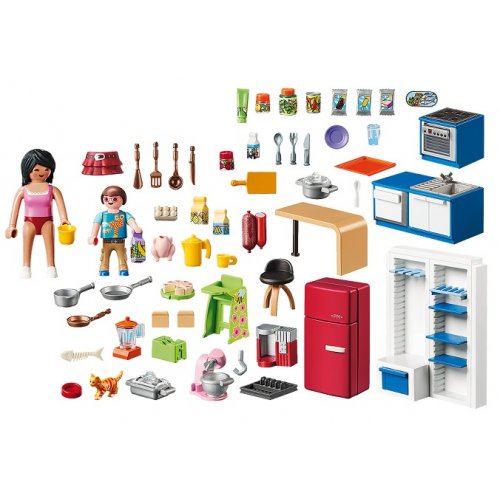 Playmobil Dollhouse 70206 Cuisine familiale - Achat & Prix