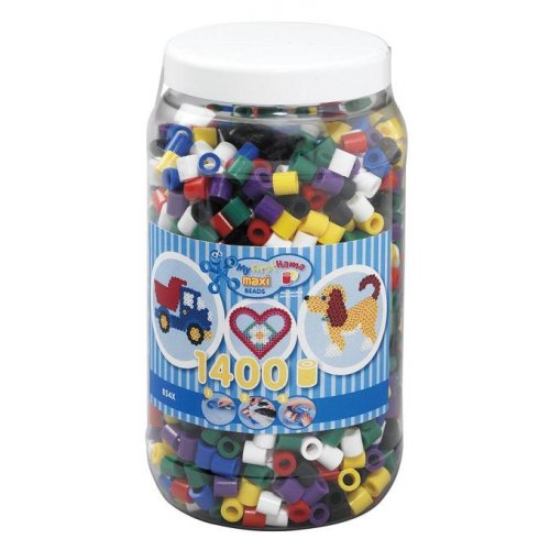 Hama Maxi : 1400 Perles multicolores - CavernedesJouets.com