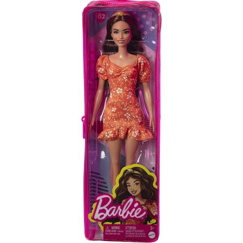 Poupée Barbie Fashionistas Robe en dentelle Mauve - Poupée