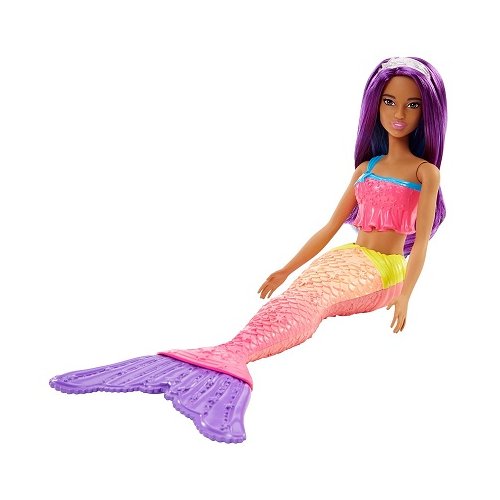Barbie sirène multicolore arc-en-ciel - Poupée Mattel FJC90