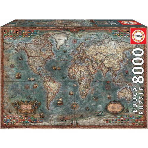 200 pièces de puzzle de carte du monde pour enfants et adultes, puzzle de  carte du monde de plancher de puzzle jouets éducatifs de géographie pour gar