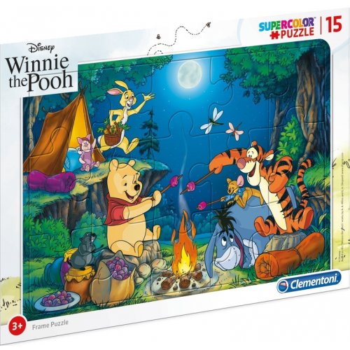 Puzzle cadre 30-48 p - Découvre la nature avec Winnie l'ourson
