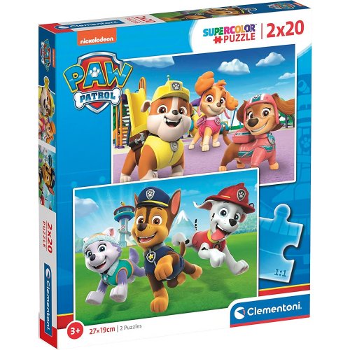 Clementoni 24800 puzzles 20 pièces chien de la pat patrouille