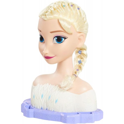 Tête à coiffer Elsa, avec de nombreux accessoires